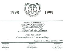 monólogo, primer amor, emoé de la parra