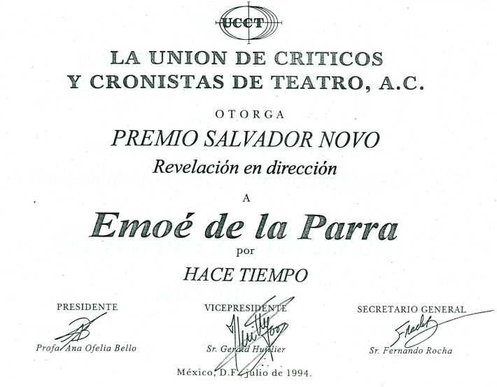 Emoé de la Parra Harold Pinter
