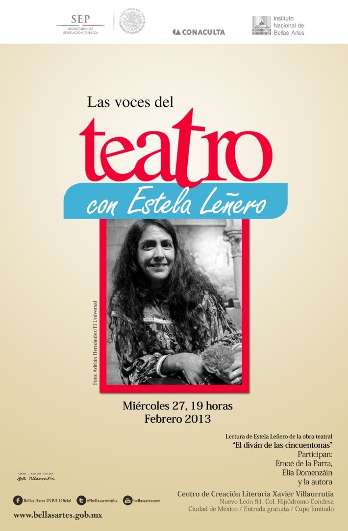 Las voces del Teatro con Estela Leñero y Emoé de la Parra